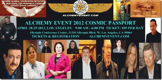 ALCHEMY EVENT 2012 COSMIC PASSPORT