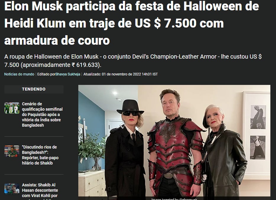 Halloween de Musk